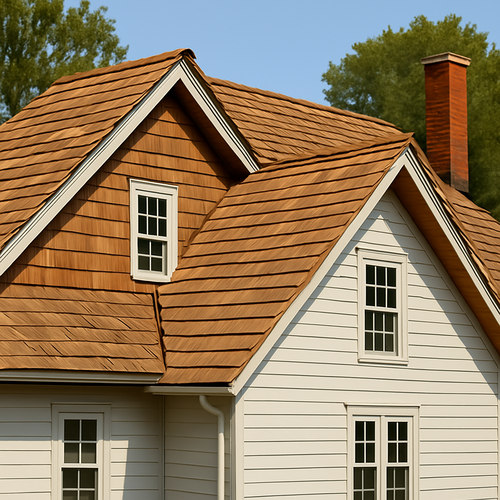 wood shake shingle roofing